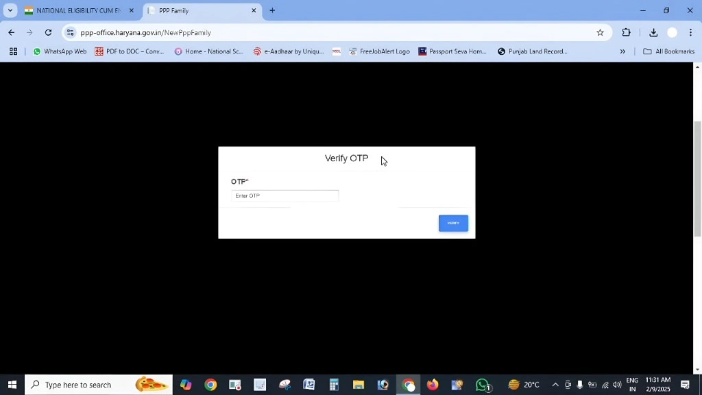 How to Check Your Haryana PPP Family ID Status