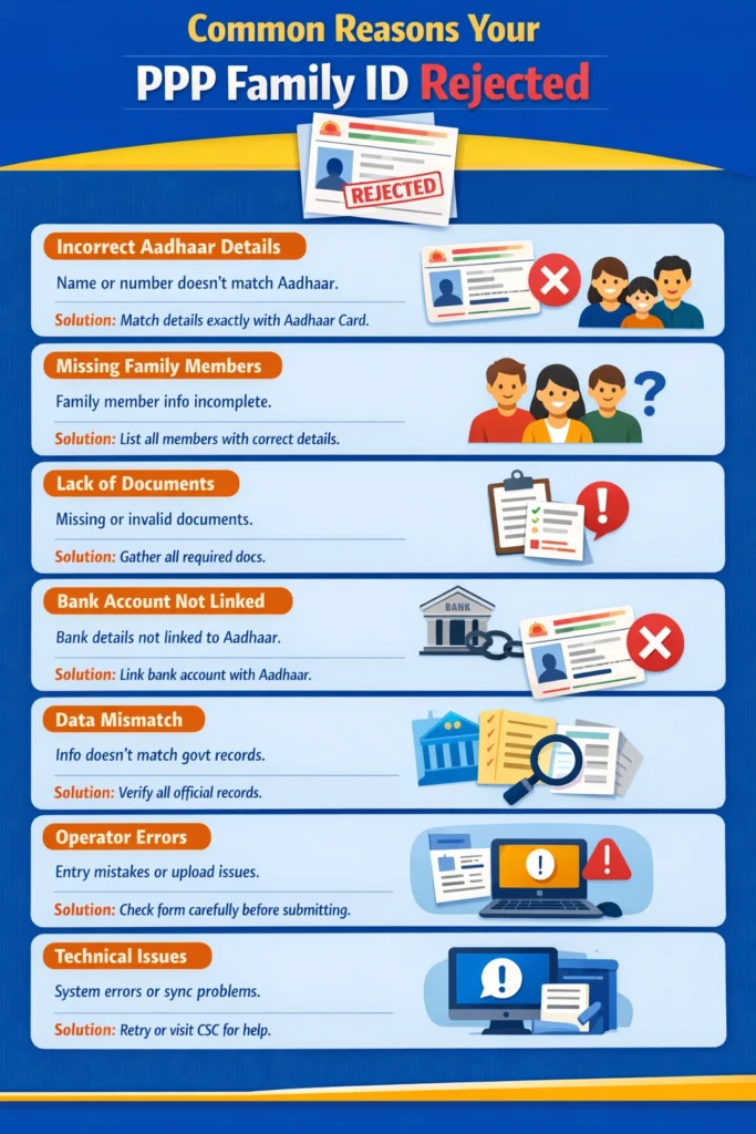 Common reasons for PPP ID rejection