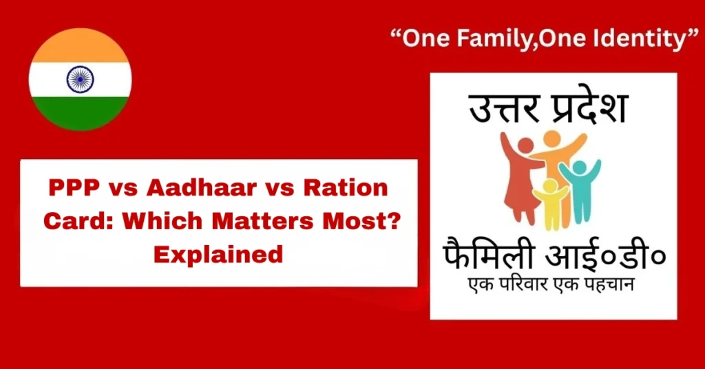PPP vs Aadhaar vs Ration Card