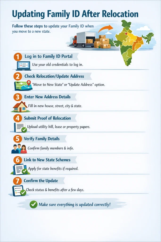 Step-by-Step Guide for Updating Family ID After Relocation