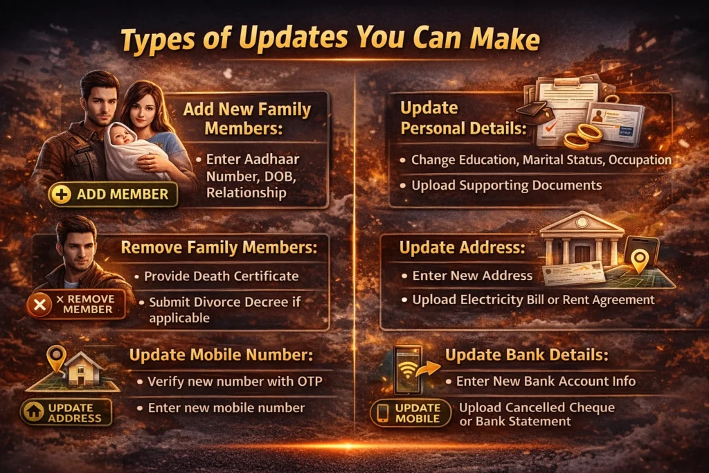 Types of updates