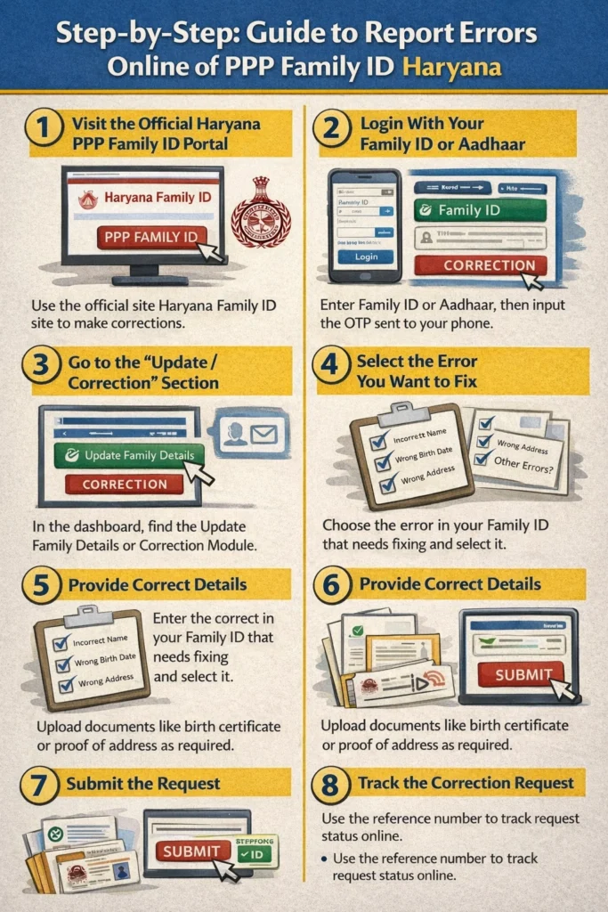 Step by Step: How to Guide to Report Errors Online