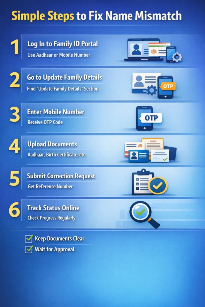 Simple Steps to Fix Family ID Name Mismatch