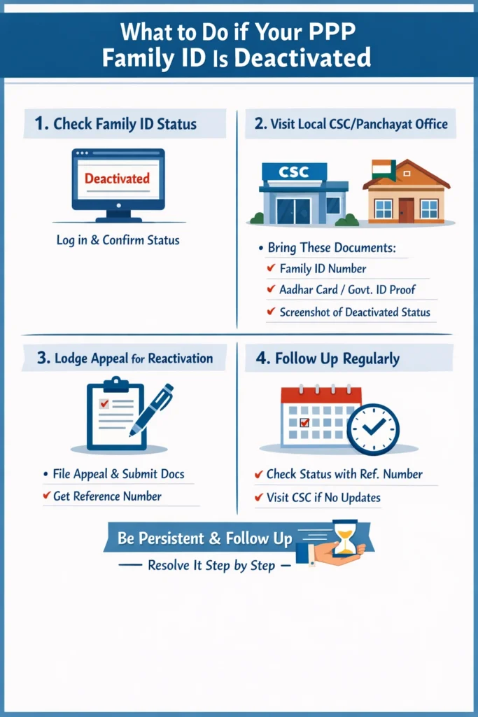 What to Do if Your PPP Family ID Deactivated