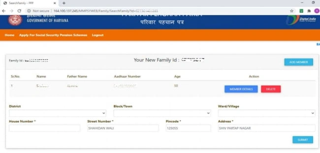 How to Update Your Haryana Family ID