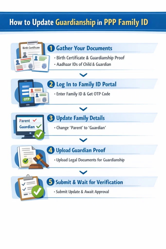 How to Update Guardianship in Family ID