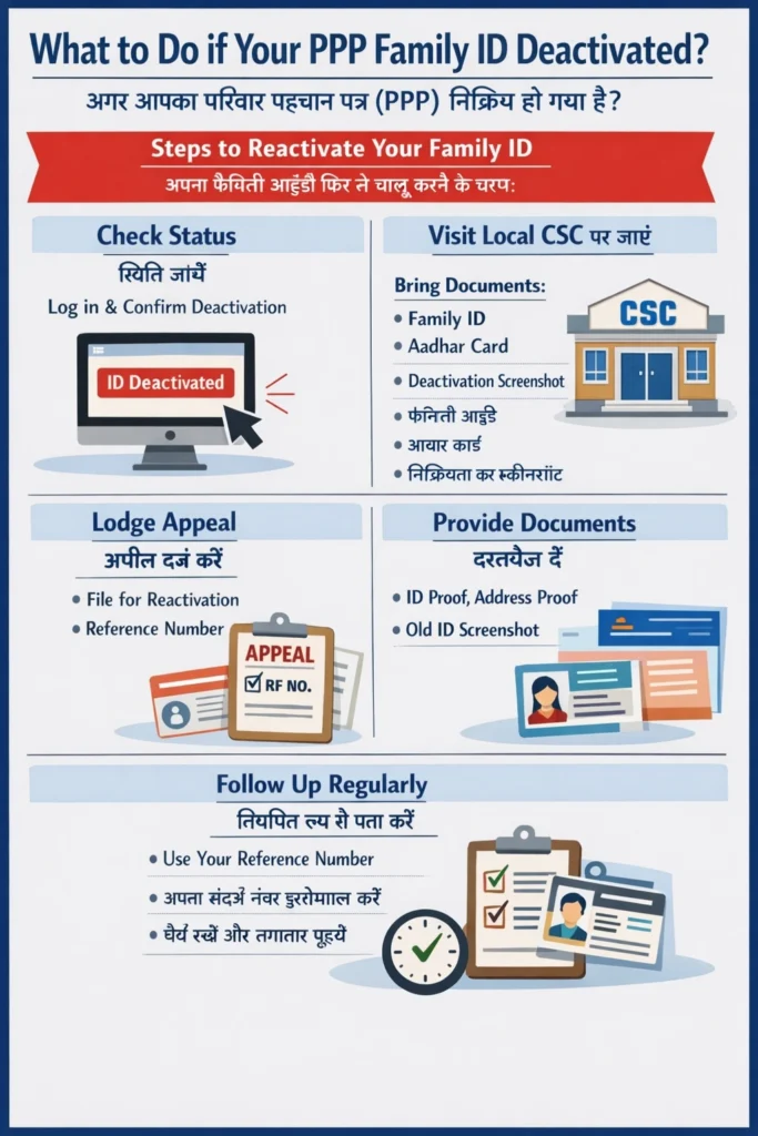 What to Do if Your PPP Family ID Deactivated