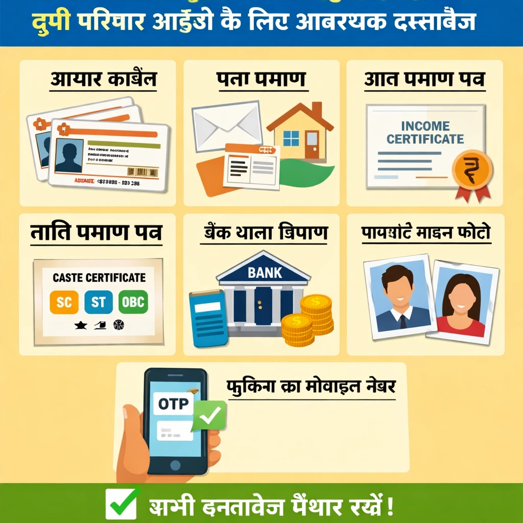 Documents Required for UP Family ID in 2026 – Complete List