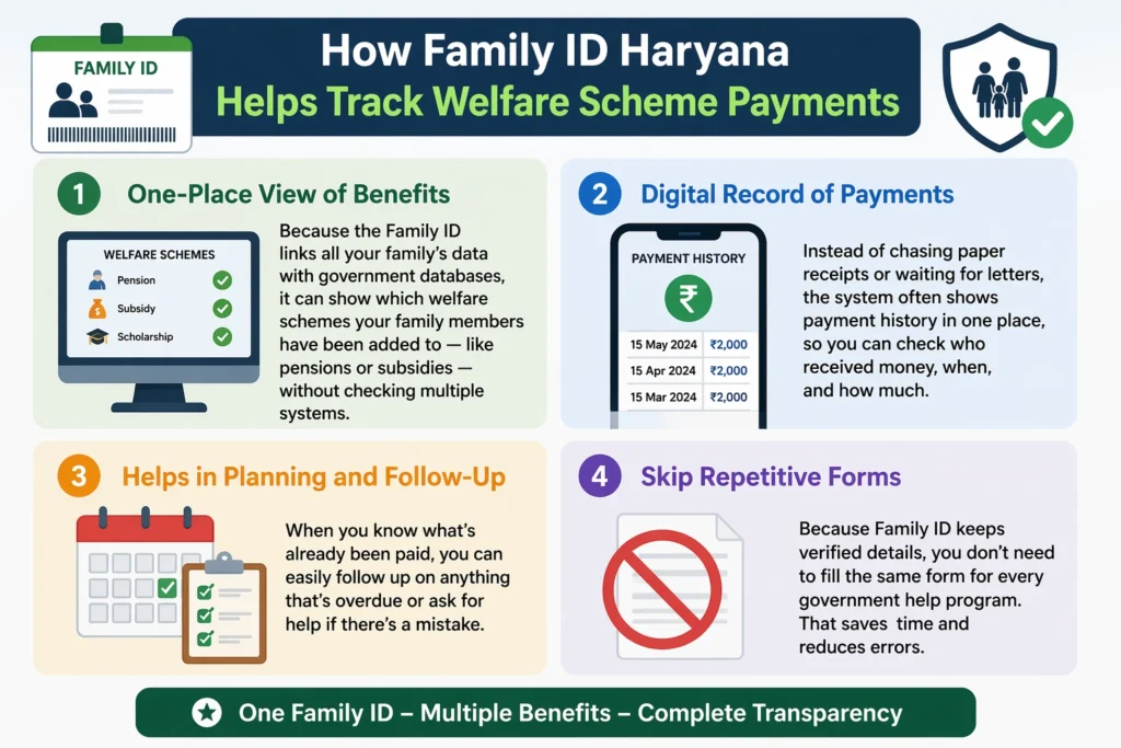 How Family ID haryana Helps Track Welfare Scheme Payments