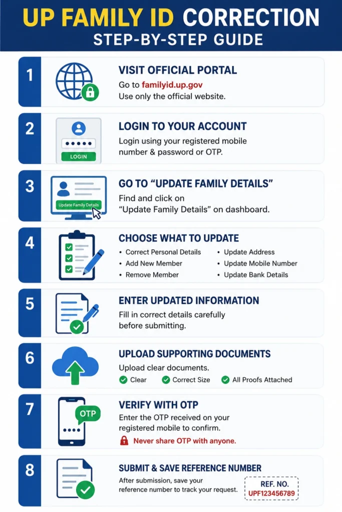 How to Correct or Update Your Details (Step‑by‑Step)