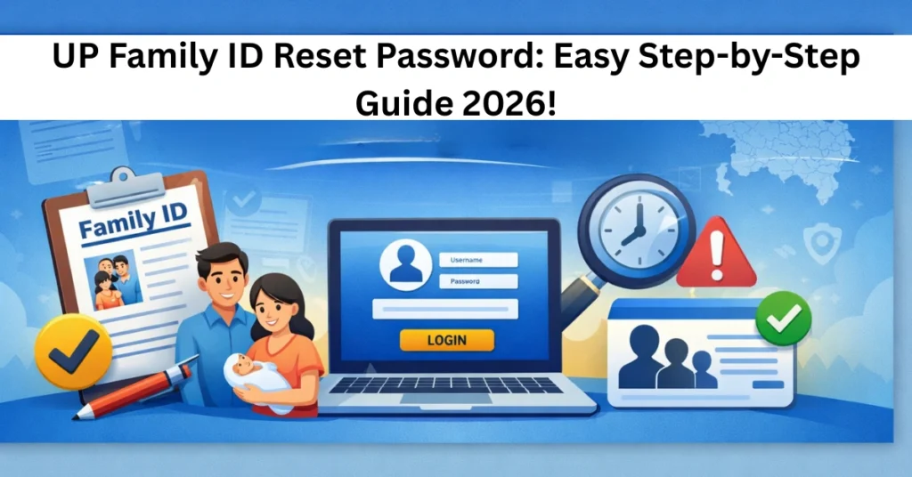 UP Family ID Reset Password: Easy Step-by-Step Guide 2026!